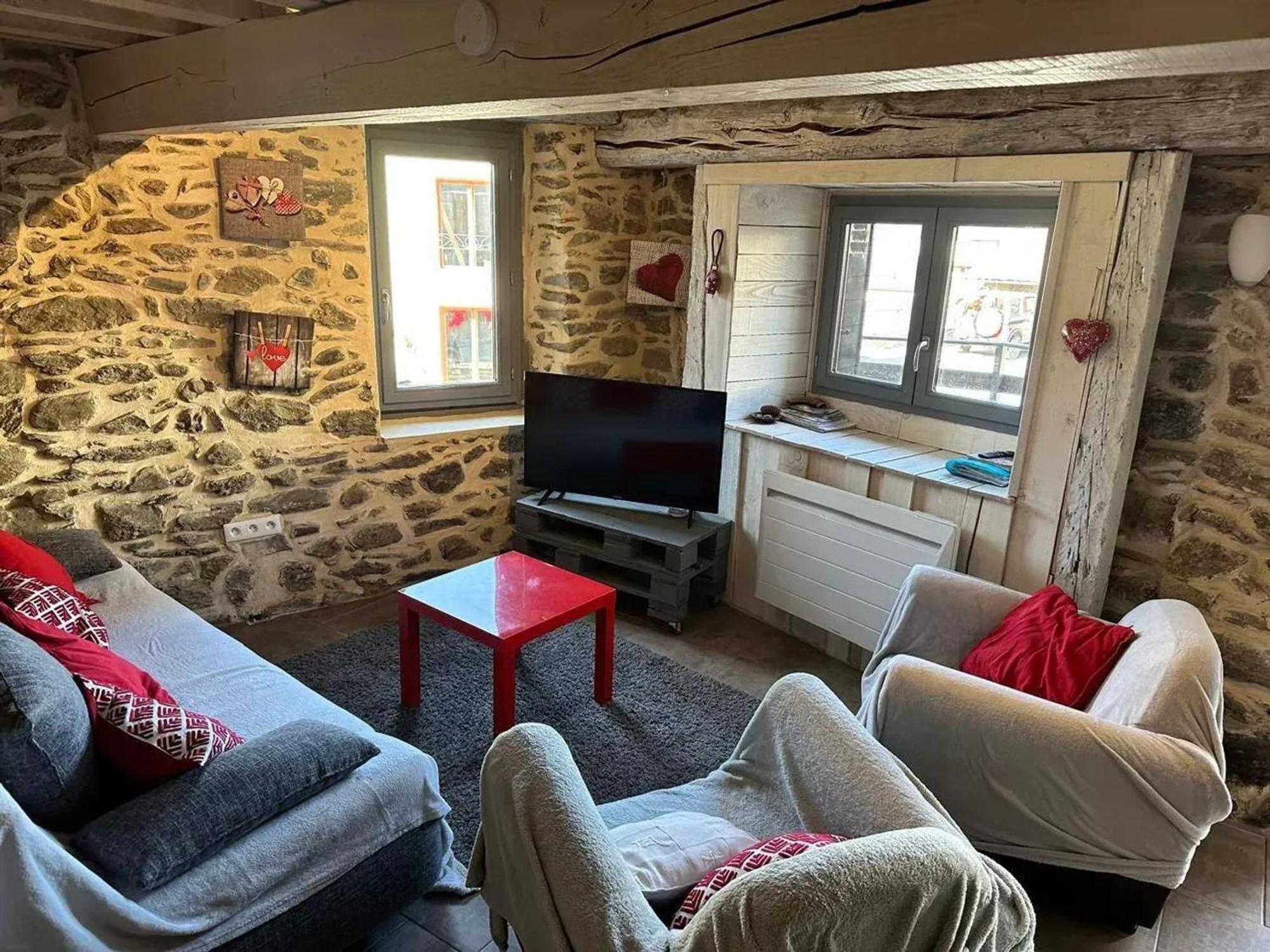 Chalet Confortable A Ascou Avec Vue Sur La Montagne Dış mekan fotoğraf