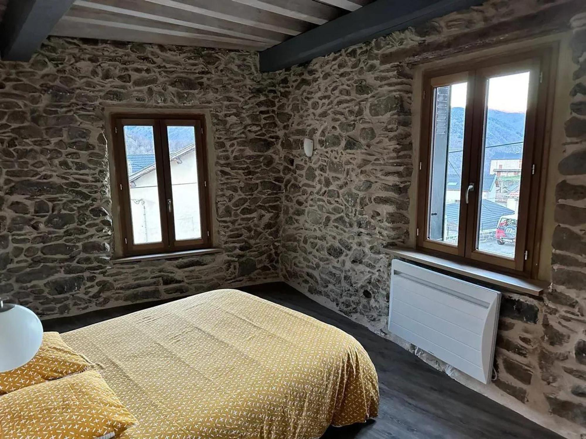 Chalet Confortable A Ascou Avec Vue Sur La Montagne Dış mekan fotoğraf